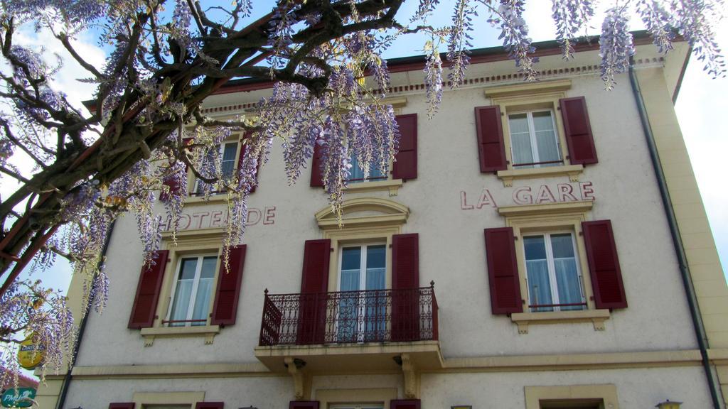 Hotel De La Gare Yvonand Exterior photo